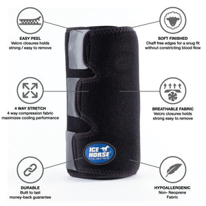 Knee to Ankle Wraps with Suspender Strap